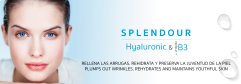 <p>RELLENA LAS ARRUGAS. REHIDRATA Y PRESERVA LA JUVENTUD DE LA PIEL<br /><br /></p>
<p>Extraordinaria l&iacute;nea anti-edad que rellena y corrige visiblemente las arrugas m&aacute;s profundas e hidrata en<br />profundidad gracias a potentes f&oacute;rmulas que combinan las sinergias del &aacute;cido hialur&oacute;nico &ndash;de alto, medio y bajo<br />peso molecular- y la Vitamina B3 (Niacinamida). La piel vuelve a mostrarse tersa, joven y luminosa.</p>
<p>En todo su esplendor.</p>