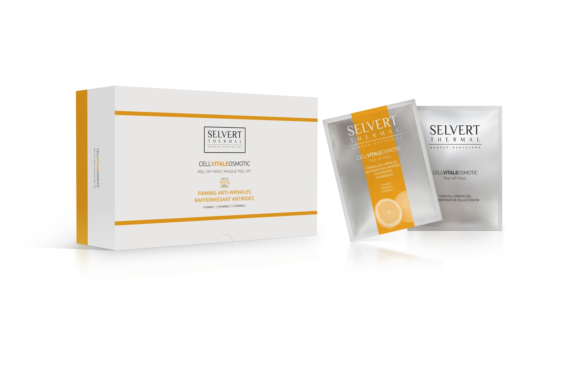 <p>Mask rich in Vitamin C with firming properties and particularly recommeded for mature or damaged skin. Skin will be smooth and firm, minimising the<br />appearance of wrinkles and expression lines.</p>
<p>5 treatments.</p>
<p>Properties:<br />Regenerating and repairing effects.<br />Evens out skin tone.<br />Reactivates collagen and tightens the skin.<br />Provides a radiant appearance.</p>