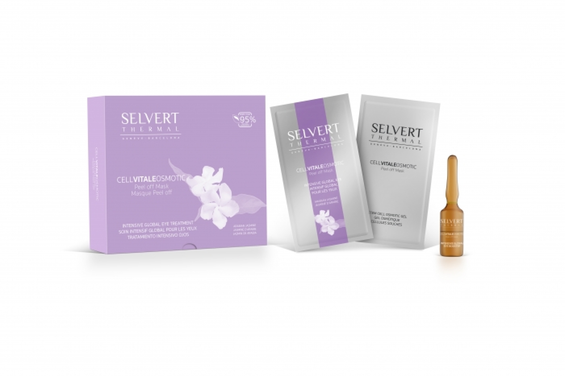 <p>Selvert Thermal presenta Intensive Global Eye Treatment, un programma specifico con proprietà e azioni cosmetiche per trattaare e combattere sintomi antiestetici come rughe, ritenzione di liquidi, borse, occhiaie, iperpigmentazione, ecc.</p>
<p>Obiettivi:</p>
<p>Contrastare le rughe (sottili e profonde)<br />Aumentare l'idratazione<br />Lenire e proteggere<br />Illuminare, unificare e restituire un aspetto fresco e giovanile<br />Effetto schiarente<br />Attivare la circolazione e decongestionare la zona<br />Rassodare - tonificare<br />Correggere borse e occhiaie</p>
<p>Cofanetto 5 trattamenti - 2 Fasi</p>