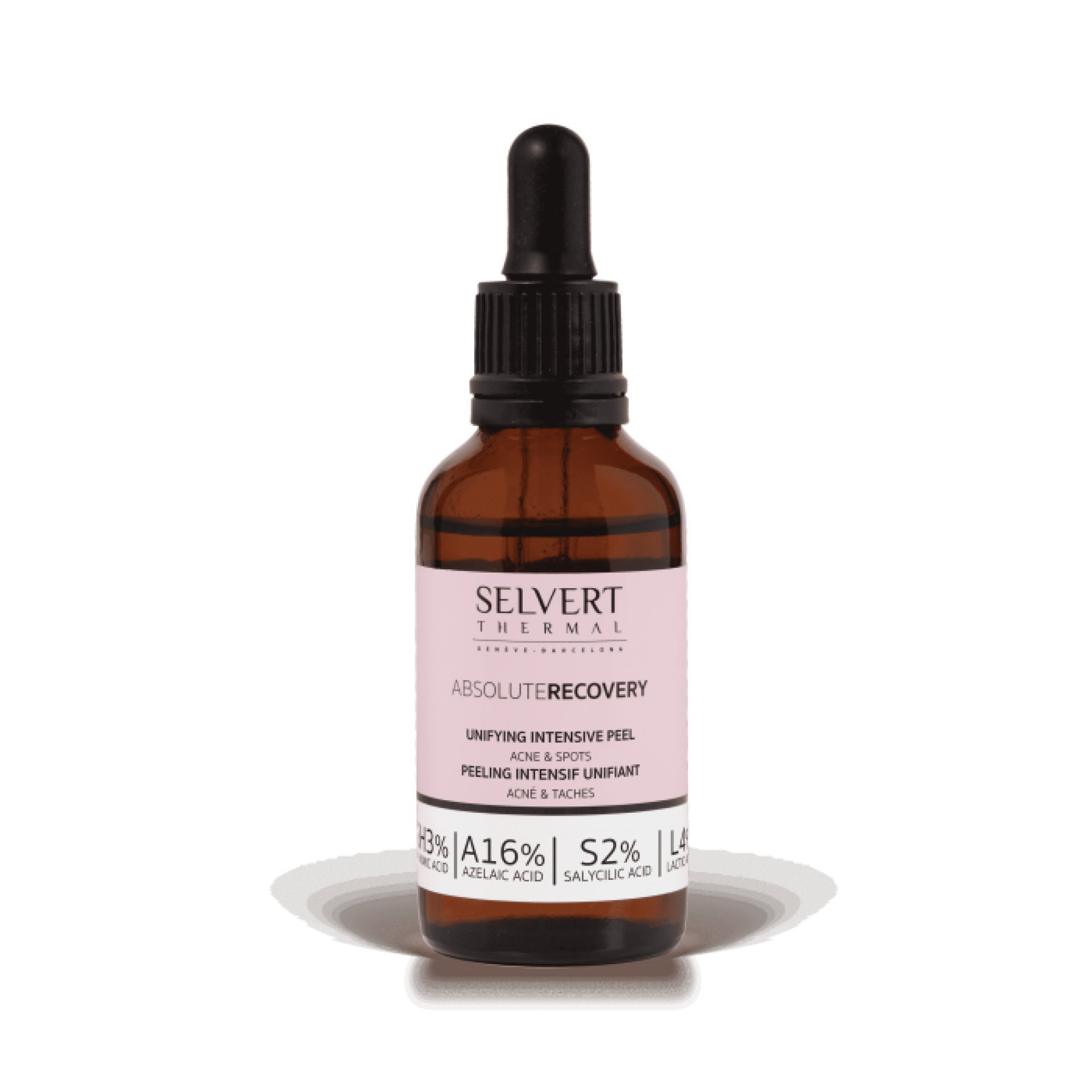 <p class="_04xlpA direction-ltr align-center para-style-body"><span class="S1PPyQ">Azelaic Acid: 16%</span></p>
<p class="_04xlpA direction-ltr align-center para-style-body"><span class="S1PPyQ">Lactic Acid: 4%</span></p>
<p class="_04xlpA direction-ltr align-center para-style-body"><span class="S1PPyQ">Shikimic Acid: 3%</span></p>
<p class="_04xlpA direction-ltr align-center para-style-body"><span class="S1PPyQ">Salicylic Acid: 2%</span></p>
<p class="_04xlpA direction-ltr align-justify para-style-body">&nbsp;</p>
<p class="_04xlpA direction-ltr align-justify para-style-body"><span class="S1PPyQ">Combination of powerful multifunctional anti-microbial and anti-spot active ingredients such as Azelaic and Shikimic acid which, thanks to the dermo-cosmetic Dual Eraser effect, eliminate blemishes and acne marks. The skin appears extraordinarily luminous and even again.</span></p>