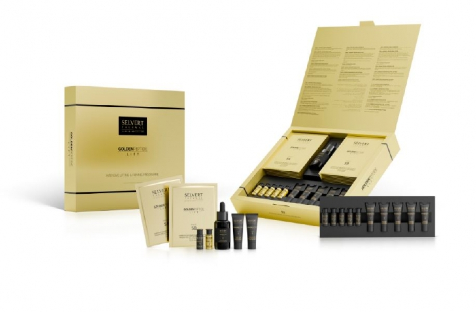<p>Sublime professional anti-ageing programme that <strong>elevates skin to the ultimate expression of sophistication and care while reversing the signs of ageing. Furthermore, thanks to the synergy of luxurious active ingredients such as gold and diamond, the wide-ranging properties of the new-generation peptides are enhanced. </strong></p>
<p><strong>With the exclusive GDP (Golden Delivery Peptide) Technology and the extraordinary rejuvenating benefits of black orchid,</strong> this treatment offers a unique, enveloping and luxurious sensorial experience, with extraordinary immediate and prolonged results from the very first sessions.</p>
